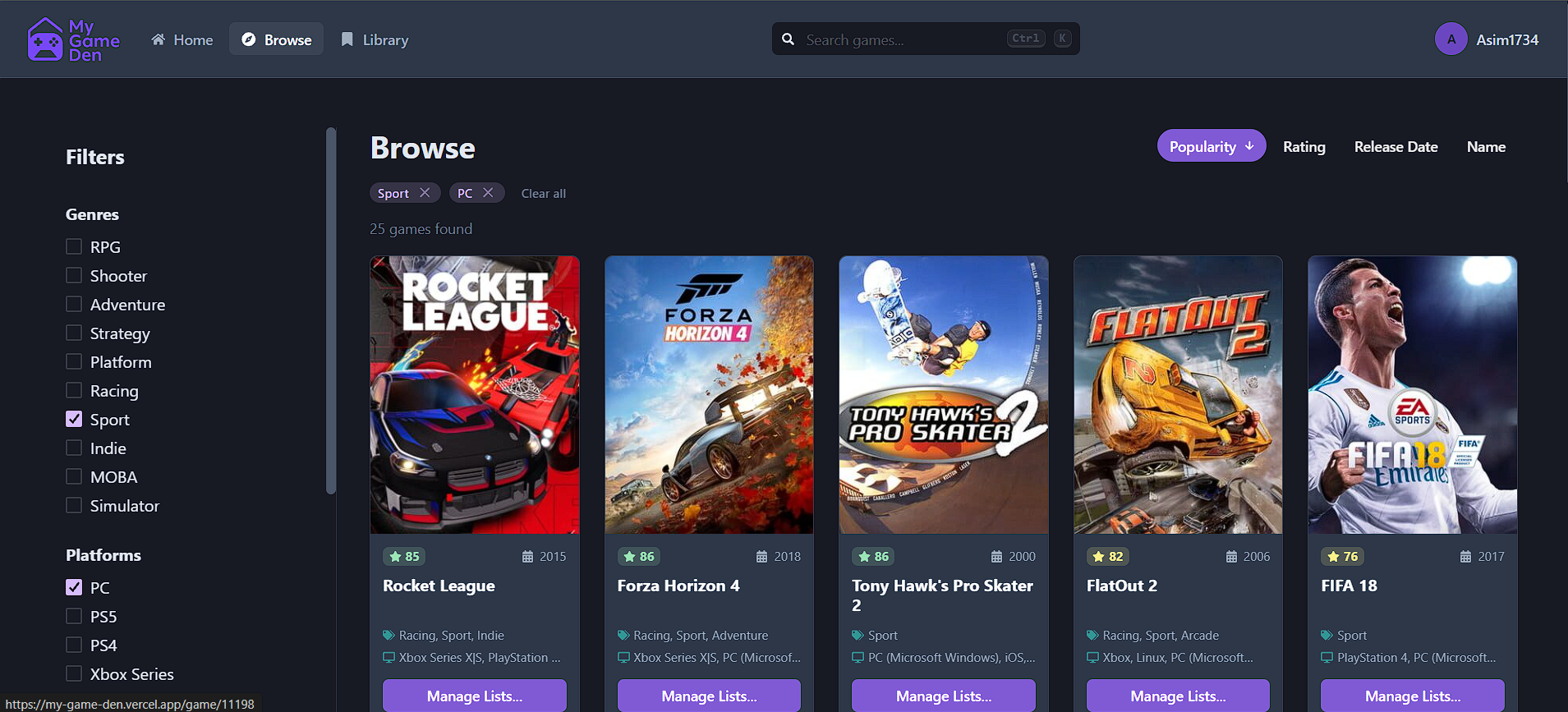Screenshot